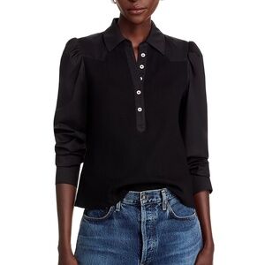 Single Thread Mixed Media Top Black Small